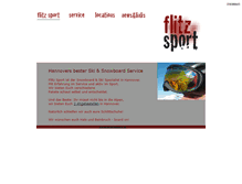 Tablet Screenshot of flitzsport.de